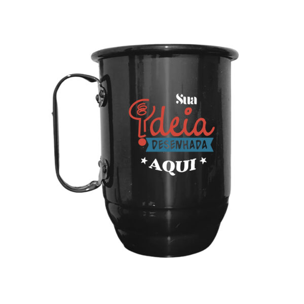 Caneca aluminio 850ml sem personalização