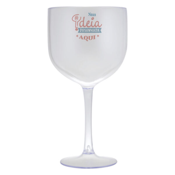 Taça de gin 580ml degrade personalizado