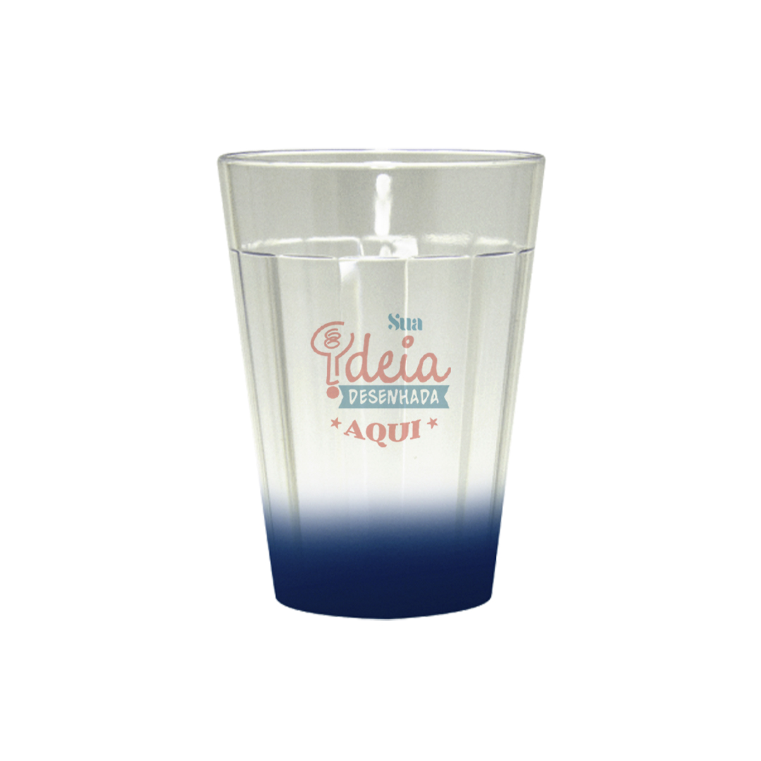 Copo lagoinha 180ml degradê personalizado