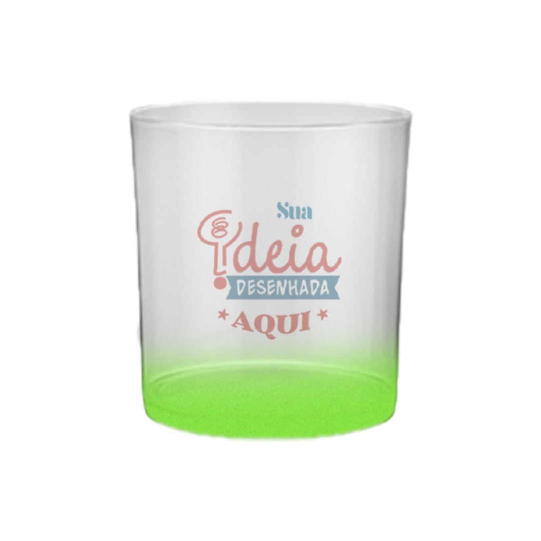 Copo de Whisky 300ml degradê personalizado