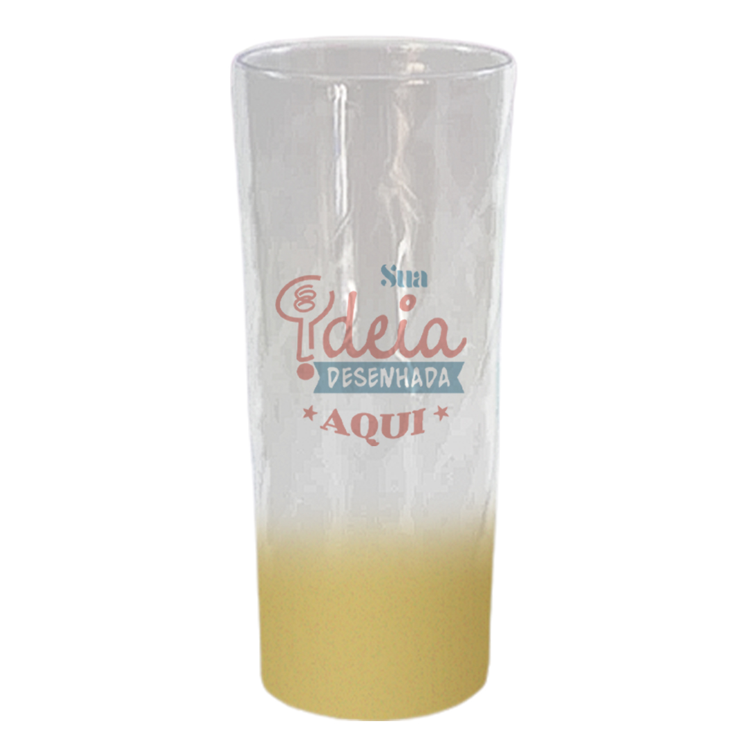 Copo long drink 350ml degradê personalizado