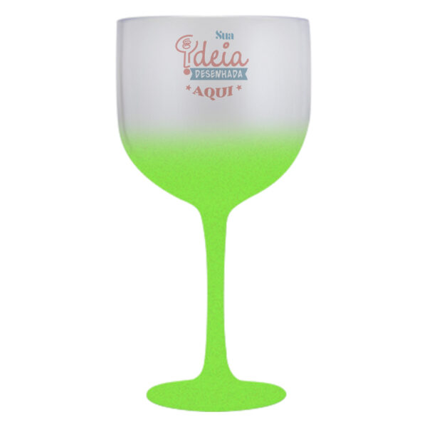 Taça de gin 580ml degrade personalizado
