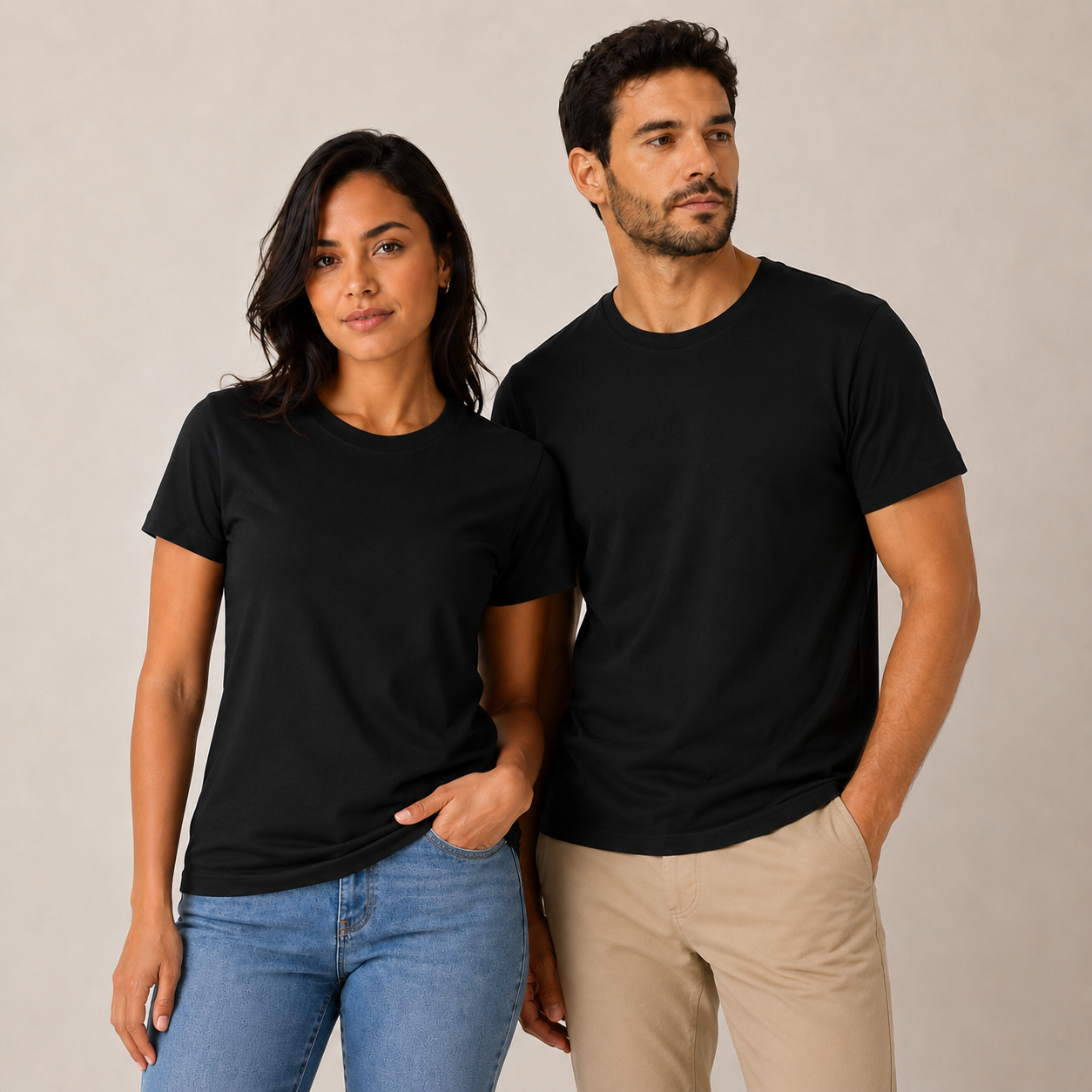 Camisa algodão preto sem personalização