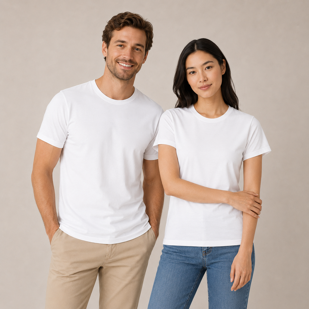 Camisa algodão branco sem personalização