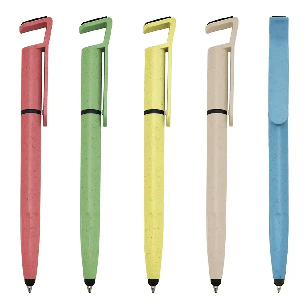 Caneta touch com suporte - fibra de bambu 00708T